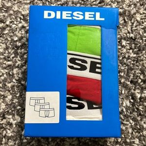 Diesel Boxer Briefs - Green, Red, White